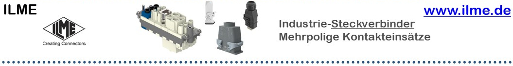 zu den Ilme Produkten Ilme: Industrie-Steckverbinder, Mehrpolige Kontakteinsätze